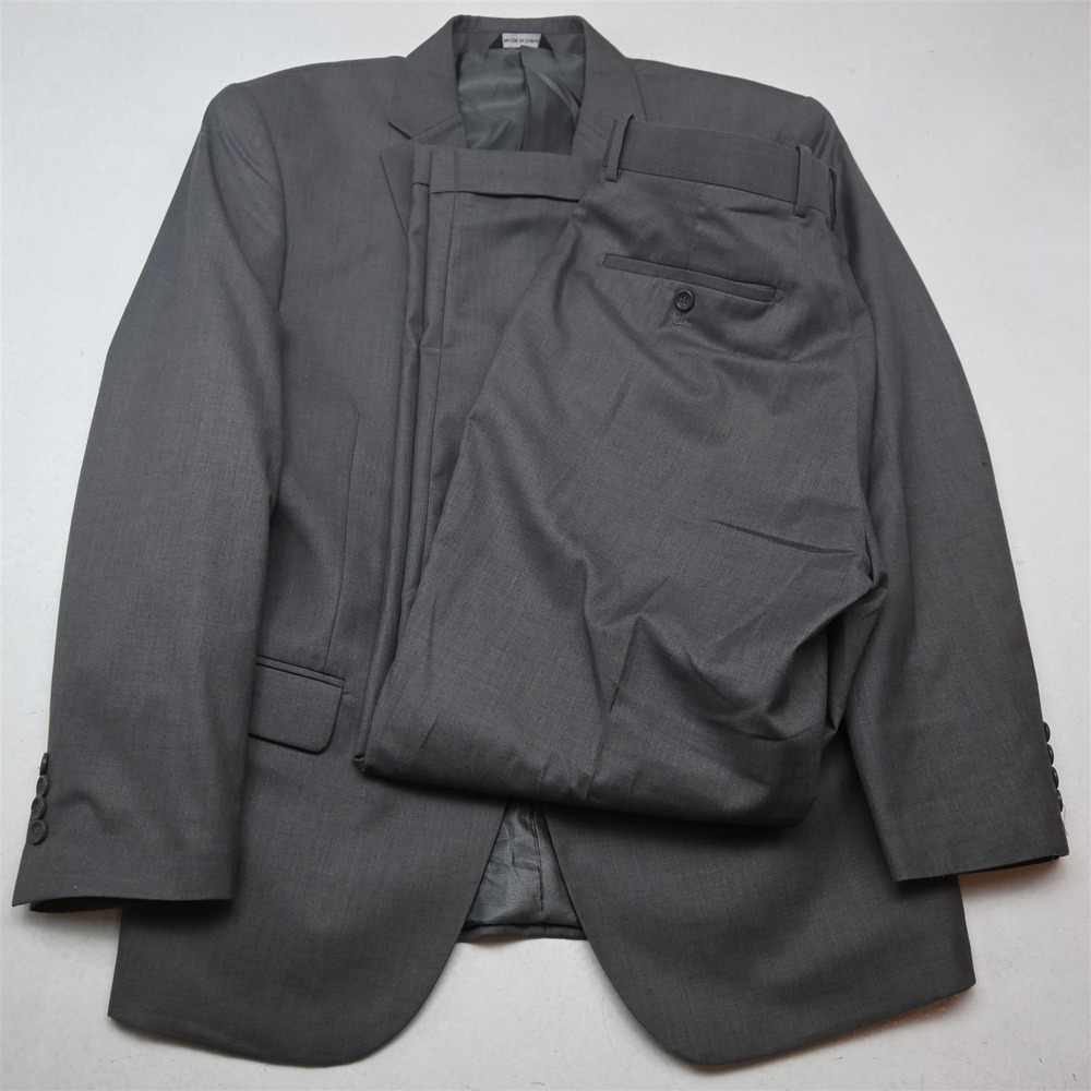 Lineage 40S 32x32 Gray Oxford Mens Jacket Pants Suit